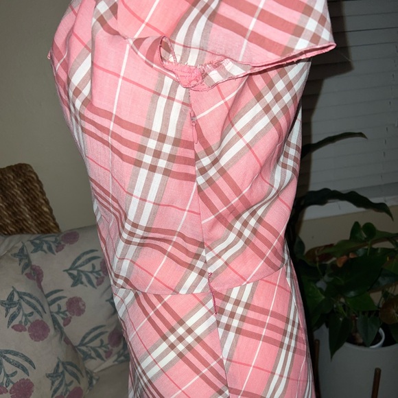 Authentic Vintage Burberry Pink Dress Size 38 / Small - Picture 10 of 13